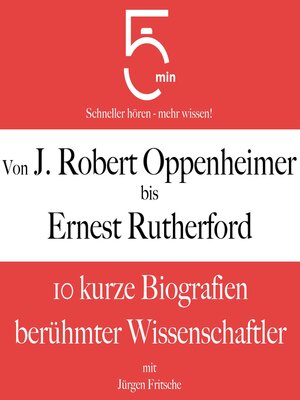 cover image of Von J. Robert Oppenheimer bis Ernest Rutherford